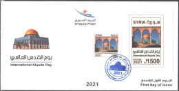 SYRIA - Palestine FDC 2021 INTERNATIONAL  Al Quds Day - Syrien