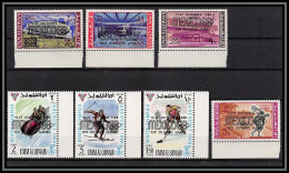 0221/ Umm Al Qiwain N°254/260 Tokyo 64 Overprint Surchargé MEXICO 68 Jeux Olympiques Olympic Games** Mnh - Sommer 1964: Tokio