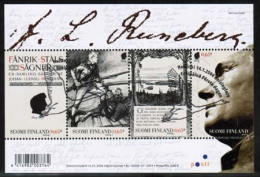 2004 Finland J L Runeberg Writer M Bl 32 FD-stamped - Blocks & Sheetlets