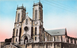 FRANCE - Nouméa - Vue Sur La Cathédrale - Vue Générale - De L'extérieure - Colorisé - Carte Postale Ancienne - Nouvelle Calédonie