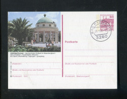 "BUNDESREPUBLIK DEUTSCHLAND" 1984, Bildpostkarte Mit Bildgleichem Stempel Ex "BAD PYRMONT" (L1071) - Cartes Postales Illustrées - Oblitérées