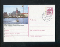 "BUNDESREPUBLIK DEUTSCHLAND" 1986, Bildpostkarte Mit Bildgleichem Stempel Ex "LEER" (L1072) - Bildpostkarten - Gebraucht