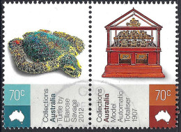 AUSTRALIA 2015 QEII 70c Multicoloured, Collections Australia-Joined Pair Turtle & Model FU - Usados