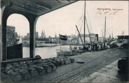 ! Alte Ansichtskarte Aus Königsberg, Hafen, Harbor, Ships, Dampfer Franz, Ostpreußen - Ostpreussen