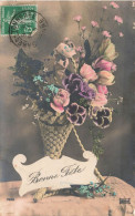 FETES ET VOEUX - Bonne Fête - Un Bouquet De Fleurs - Colorisé - Carte Postale Ancienne - Autres & Non Classés