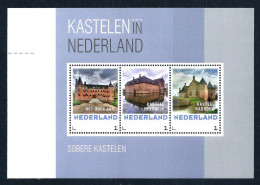 Netherlands 2013: Castles In The Netherlands - Sober Castles (The Old Loo, Castle Heeswijk And Castle Radboud) ** MNH - Sellos Privados