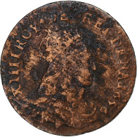 France, Louis XIV, Liard De France, 1656, Vimy, Cuivre, TB, C2G:62 - 1643-1715 Luis XIV El Rey Sol