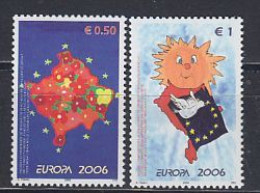 Europa Cept 2006 Kosovo 2v ** Mnh (59456) - 2006