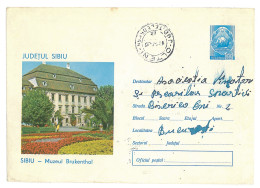 IP 73 B - 01280 SIBIU, Museum - Stationery - Used - 1973 - Musea