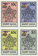 728984 HINGED SANTA LUCIA 1985 75 ANIVERSARIO DEL ESCULTISMO FEMENINO - St.Lucia (1979-...)