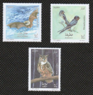 Année 2020-N°1861/1863 Neufs**MNH : Hibou - Hirondelle - Chauve-souris - Algeria (1962-...)