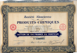 ACTION - Société Alsacienne De Produits Chimiques - Industry