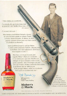 MAKER'S MARK Bourbon Bill SAMUELS Jessie James  Alcool Boisson PUB Publicité  N° 137 \KEVREN0775 - Advertising