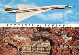 CONCORDE  Survolant Toulouse  Sud-Aviation Et British Aircraft Corporation AIRBUS   N° 163 \KEVREN0774 - 1946-....: Moderne