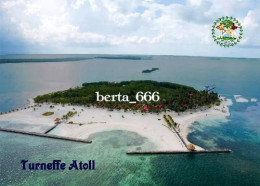 Belize Turneffe Atoll Aerial View New Postcard - Belice