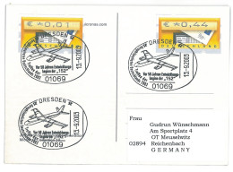 CV 29 - 319-a AIRPLANE, Fly Germany - Postcard - Used - 2003 - Storia Postale