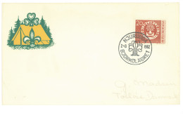 SC 53 - 452 Scout SWEDEN - Cover - Used - 1962 - Lettres & Documents