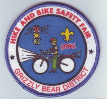 B 32 - 39 USA Scout Badge - CALIFORNIA, Grizzly Bear District - 1991 - Scouting