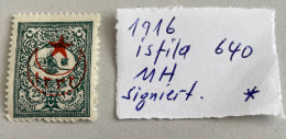 1916  5 Star Overprinted Stamp MH Isfila 640 - Neufs