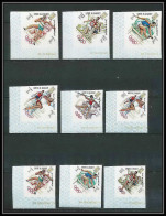 222a Umm Al Qiwain MNH ** N° 323 /331 B Overprint Gold Non Dentelé (Imperf) Jeux Olympiques Olympic Games MEXICO 68 - Summer 1968: Mexico City