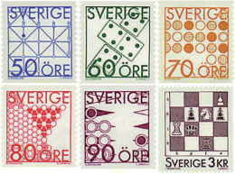 728992 HINGED SUECIA 1985 JUEGOS DE MESA - Oblitérés