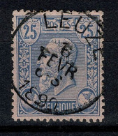 Belgique 1885 COB 48 Belle Oblitération LEUZE - 1884-1891 Léopold II