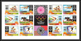 Ras Al Khaima - 605 - N° 384/389 B Jeux Olympiques (olympic Games) Munich 1972 Non Dentelé Imperf ** MNH Feuille Sheets - Zomer 1972: München