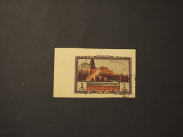 RUSSIA - 1949 MAUSOLEO DI LENIN  1 R. ND (non Dentellato) - TIMBRATO/USED (annullo Originale Come La Gomma Al Retro) - Used Stamps