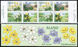 1997 Aland Spring Flowers Booklet MNH. - Aland