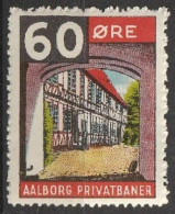 Chemin De Fer Danois ** - Dänemark Railway Eisenbahn Aalborg Privatbaner (A1) - Paquetes Postales