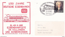 Germany / Deutschland 150 Jahre Deutsche Eisenbahnen Villingen Schwenningen 21-09-1985 - Trains