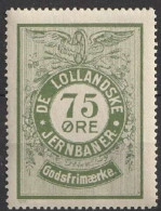 Chemin De Fer Danois ** - Dänemark Railway Eisenbahn De Lollandske Jerbaner (A13) - Postpaketten