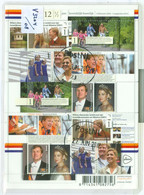 Nederland GEBRUIKT * NVPH Nr V 3204 - 3208 * BLOK * 10 X 1 * WILLEM-ALEXANDER & MAXIMA * C.W. EURO 20.00 - Used Stamps