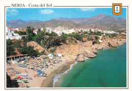 ESPAGNE - Nerja - Costa Del Sol - Plage De Calahonda - Animé - Carte Postale - Malaga