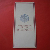 Carte Estée Lauder White Linen Breeze - Modern (ab 1961)