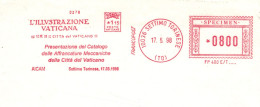Specimen 10036 Settimo Torinese 19978 Illustrazione Vaticane Catalogo Affrancature Meccaniche - Machines à Affranchir (EMA)