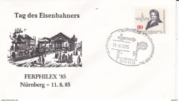 Germany Deutschland Nürnberg Ferphilex Tag Der Eisenbahners 11- 08-1985 - Trains