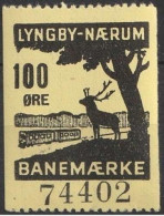 Chemin De Fer Danois ** - Dänemark Railway Eisenbahn Lyngby - Naerum Banemaerke  (A13) - Postpaketten