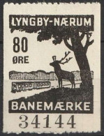 Chemin De Fer Danois ** - Dänemark Railway Eisenbahn Lyngby - Naerum Banemaerke  (A13) - Pacchi Postali