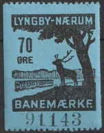 Chemin De Fer Danois ** - Dänemark Railway Eisenbahn Lyngby - Naerum Banemaerke  (A13) - Postpaketten