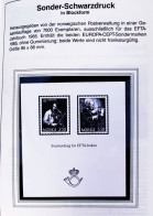 EFTA 1985 Norway Cept Blackprint Block + 2 Val + 15 Val Austria Finland Island Portugal Sweden + Commerative Booklet MNH - Autres & Non Classés
