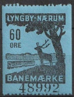 Chemin De Fer Danois ** - Dänemark Railway Eisenbahn Lyngby - Naerum Banemaerke  (A13) - Postpaketten