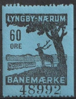 Chemin De Fer Danois ** - Dänemark Railway Eisenbahn Lyngby - Naerum Banemaerke  (A13) - Pacchi Postali