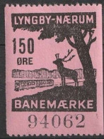 Chemin De Fer Danois ** - Dänemark Railway Eisenbahn Lyngby - Naerum Banemaerke  (A13) - Parcel Post