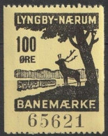 Chemin De Fer Danois ** - Dänemark Railway Eisenbahn Lyngby - Naerum Banemaerke  (A13) - Pacchi Postali