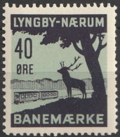 Dänemark Railway Eisenbahn Lyngby - Naerum Banemaerke (A13) - Postpaketten