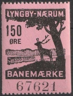 Chemin De Fer Danois ** - Dänemark Railway Eisenbahn Lyngby - Naerum Banemaerke (A13) - Postpaketten