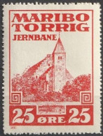 Chemin De Fer Danois ** - Dänemark Railway Eisenbahn Maribo - Torrig Jernbane  (A13) - Postpaketten