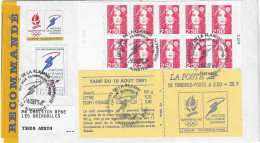 1992  Arrivée De La Flamme Olympique à Albertville Pour L'Ouverture Des Jeux Olympiques D'Hiver Le 8 Février 1992 - Invierno 1992: Albertville