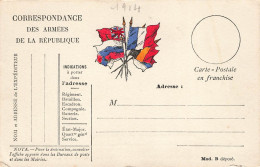 MILITARIA - Correspondance Des Armées De La République - Carte Postale Ancienne - Otros & Sin Clasificación